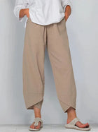 Cinzia | Pantalon large en lin pour femme