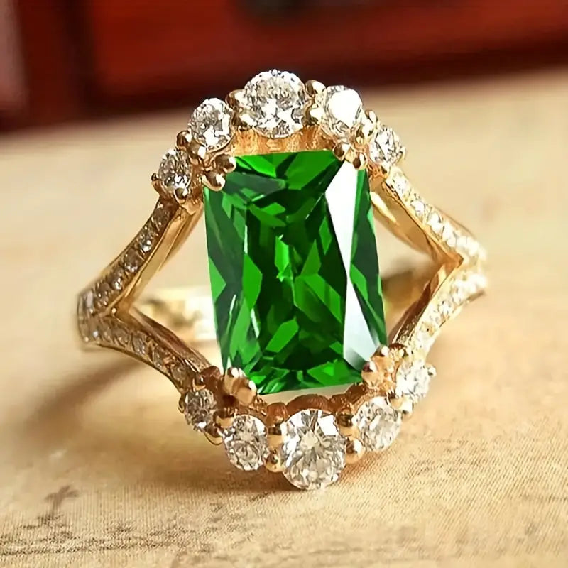 Bague Émeraude Céleste