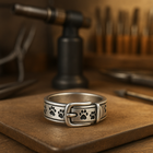 Bague Collier de Chien Élégante