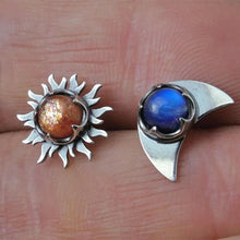 Boucles d'oreilles Soleil et Lune