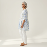 Brielle - Blouse longue imprimée