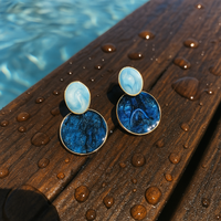 Boucles d'oreilles Ciel et Fond de Mer