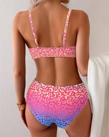 Bikini Stylisé Imprimé Animal