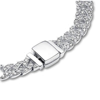 Bracelet Cubain avec Pavé | Or