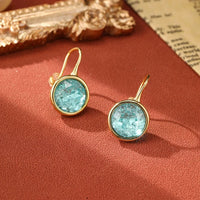 Boucles d'oreilles Vintage Ice Crack Jewel