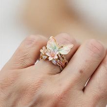 Bague Papillon Brillant De La Nature Avec Zircon