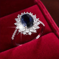 Bague en Or avec Saphir