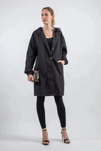 Lewis | Veste imperméable avec fermeture à boutons pour femme