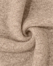 Pull Col Montant Imprimé Contrasté