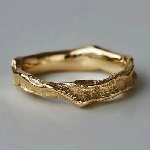 Bague en or forgé vintage
