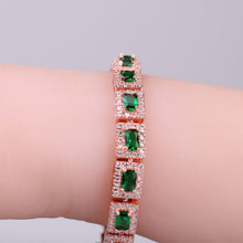 Bracelet en Or Émeraude