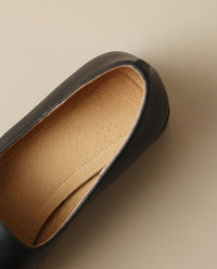 Audrey - Mocassins femme à talon bloc confort