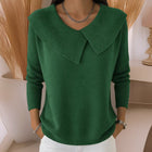 Jennifer™ | Pull en Tricot avec Col Doux