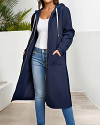 Manteau À Capuche Zippé Sweat-Shirt