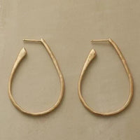 Aros vintage dorés chics