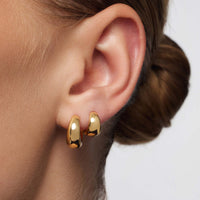 Boucles d'oreilles Argolla Lumière | Or