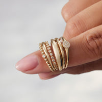 Bague Dôme Slim | Or