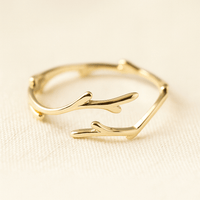 Bague Ajustable Branches Élégantes