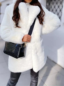 Thea | Manteau en peluche à chaleur douillette pour femme