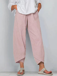 Cinzia | Pantalon large en lin pour femme