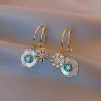 Boucles d'Oreilles Caleidoscope Dorées