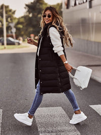 Vianey | Gilet matelassé à coupe longue pour femme
