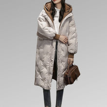 Niya | Manteau Long à Capuche en Duvet pour Femme