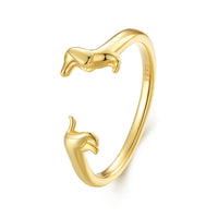 Bague Chien Saucisse (Ajustable)