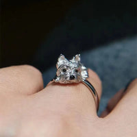 Bague Chien Tobby (Ajustable)