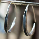 Grands boucles d'oreilles circulaires