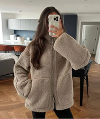 Elisabetta | Manteau en peluche douillet pour femme