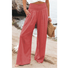 Angela | Pantalon palazzo taille haute pour femme