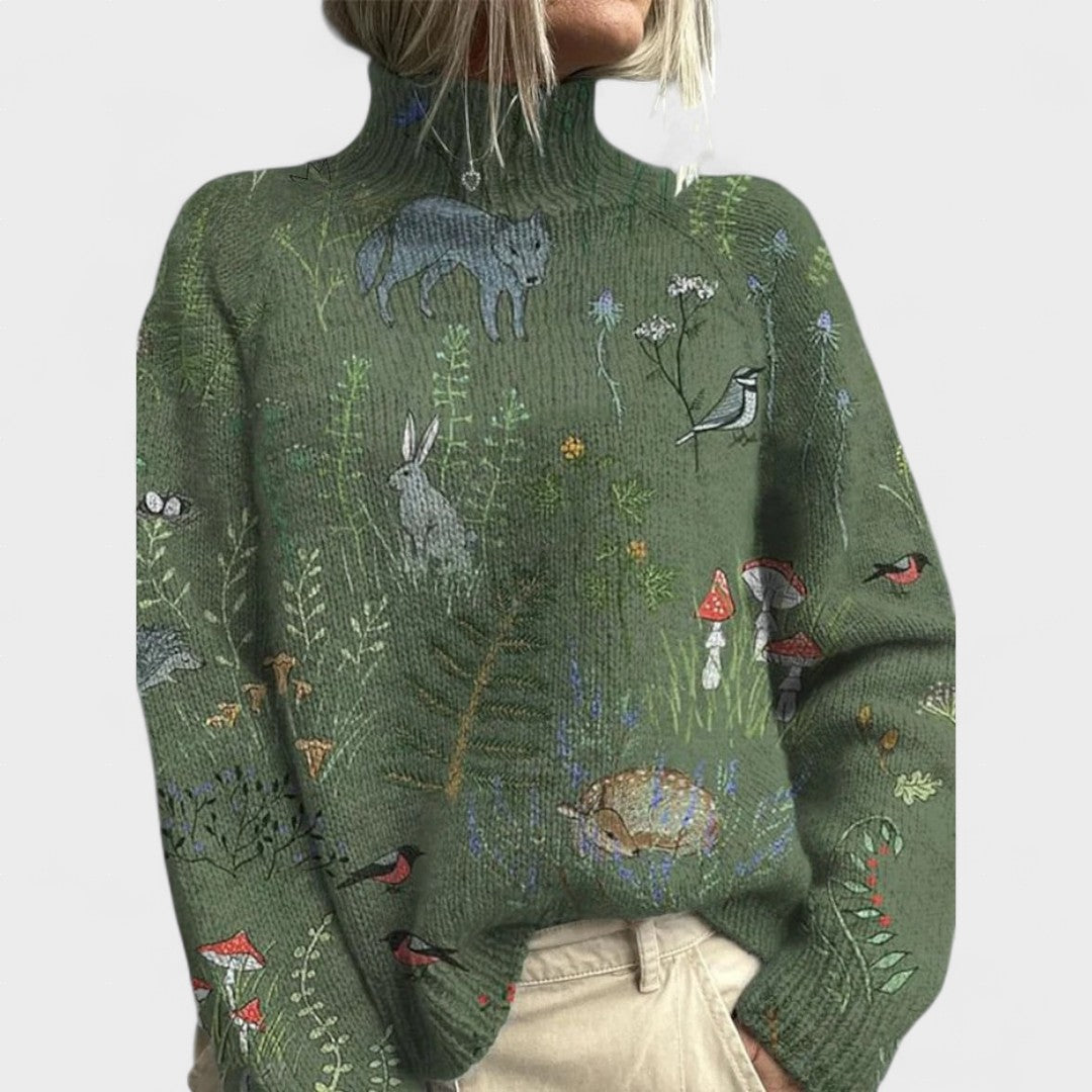 Vera™ | Pull à col montant chaud et élégant