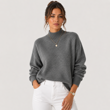 Pull en Tricot à Col Roulé pour Femmes, Confortable et Léger, Pull d'Hiver