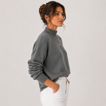 Pull en Tricot à Col Roulé pour Femmes, Confortable et Léger, Pull d'Hiver