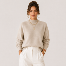 Pull en Tricot à Col Roulé pour Femmes, Confortable et Léger, Pull d'Hiver