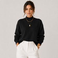 Pull en Tricot à Col Roulé pour Femmes, Confortable et Léger, Pull d'Hiver