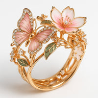 Bague en Zirconia Papillon Brillant Naturel