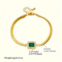 Bracelet Joana Verdoyant avec Émeraude