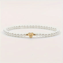 Bracelet Élégant en Cœur avec Initiale