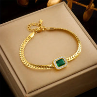 Bracelet Joana Verdoyant avec Émeraude