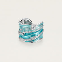 Bague Ondes de Cristal (Ajustable)