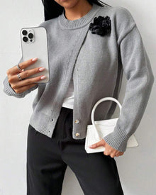 Pull Tendance Avec Ourlet Fendu