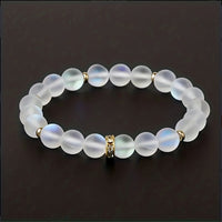 Confiance Bracelet en Perles et Pierre de Lune