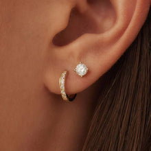Ensemble de Boucles d'Oreilles Pierres Célestes | Or
