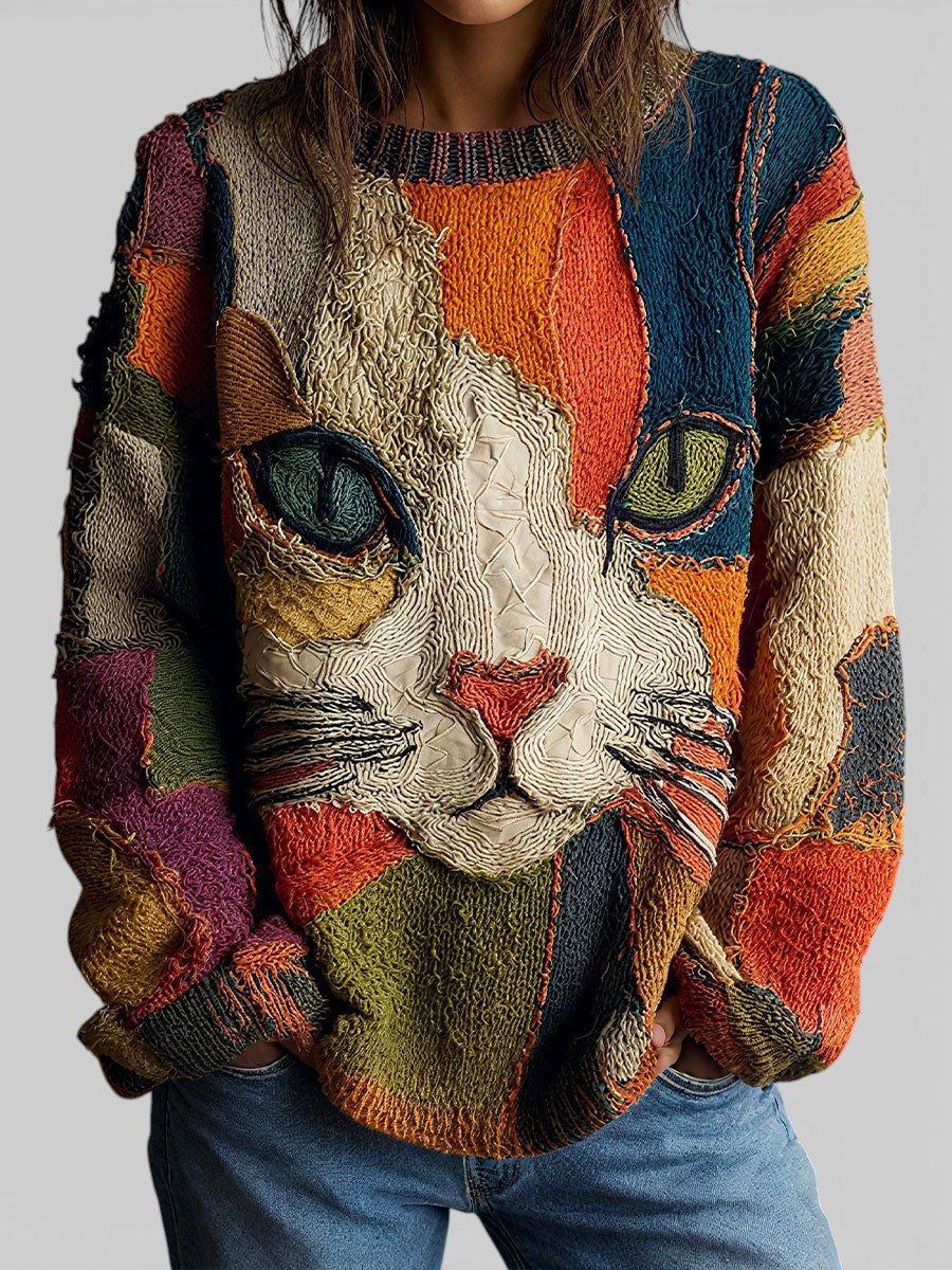 Zaira | Pull Artistique pour Chat