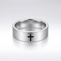 BAGUE CROISÉE UNISEXE EN ARGENT