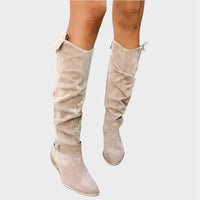 Dorothy | Bottes en Daim Souples Montantes