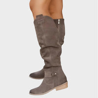 Dorothy | Bottes en Daim Souples Montantes