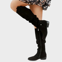 Dorothy | Bottes en Daim Souples Montantes
